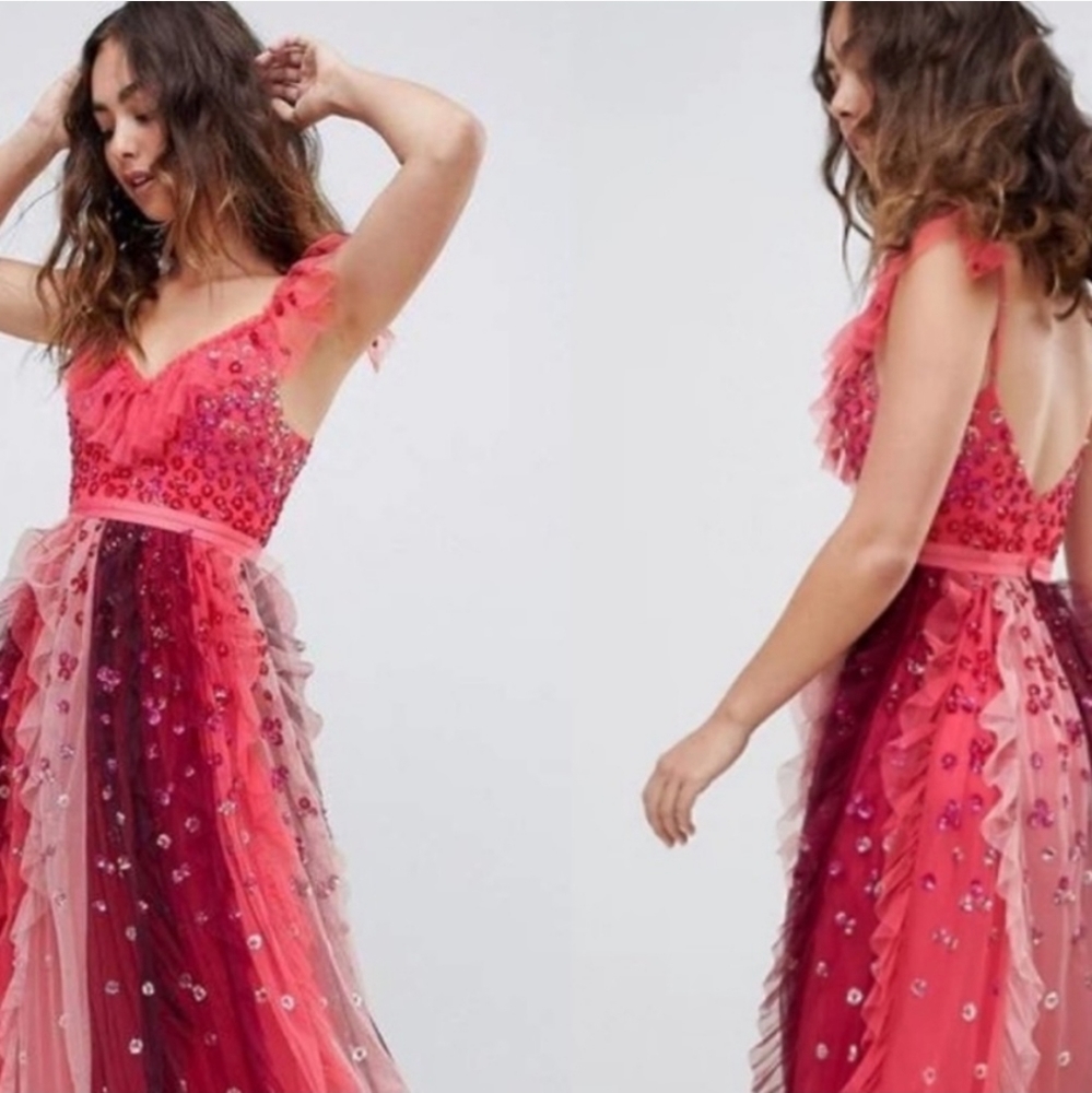 Needle and thread rainbow dress